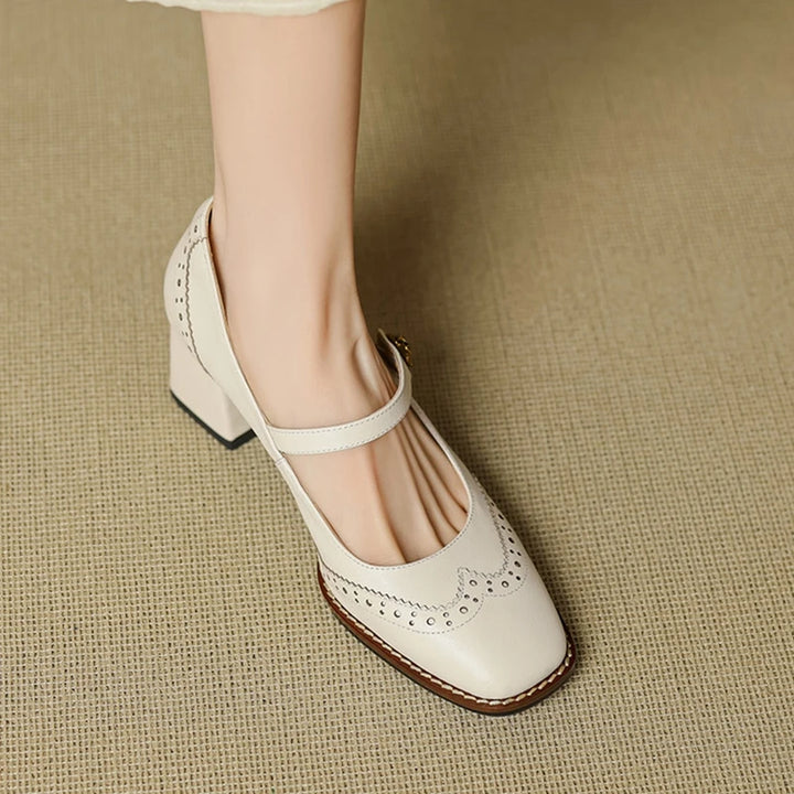 Messina Leather Heels