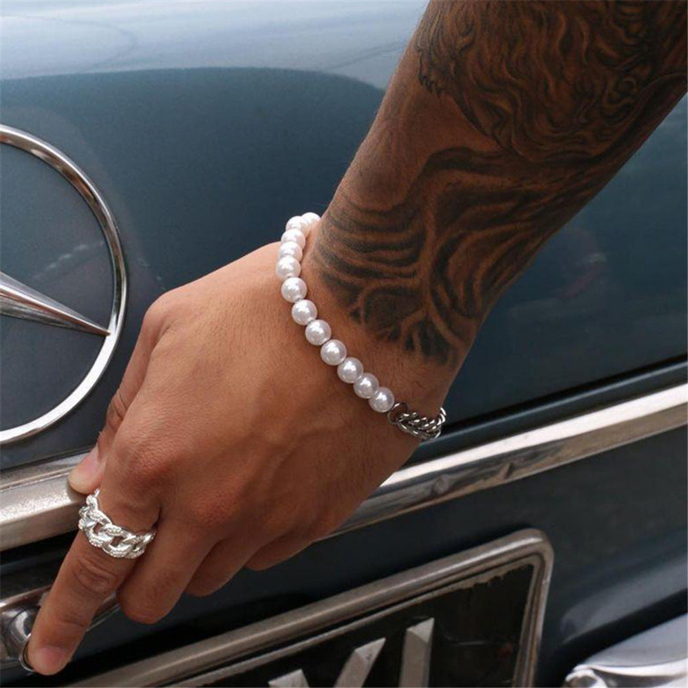 Cuban Pearl Bracelet