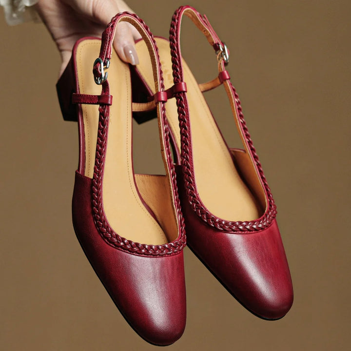 Soravina Leather Heels