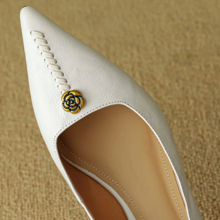 Mary Ann Leather Heels