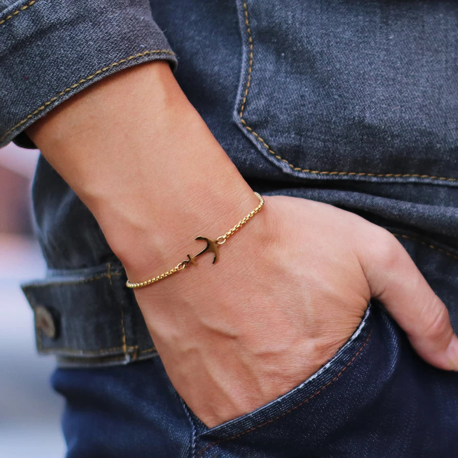 Cervo Steel Anchor Bracelet