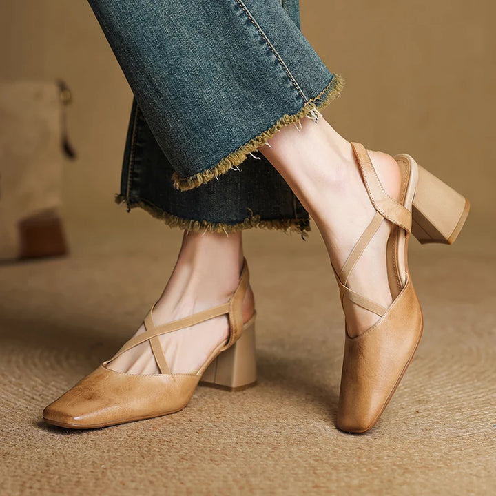 Blaire Leather Heels