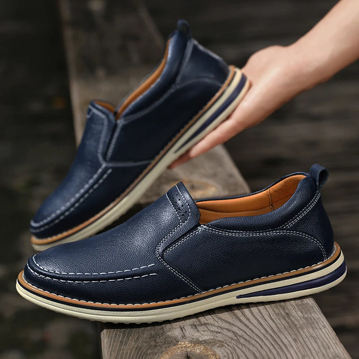 Savino Leather Loafers