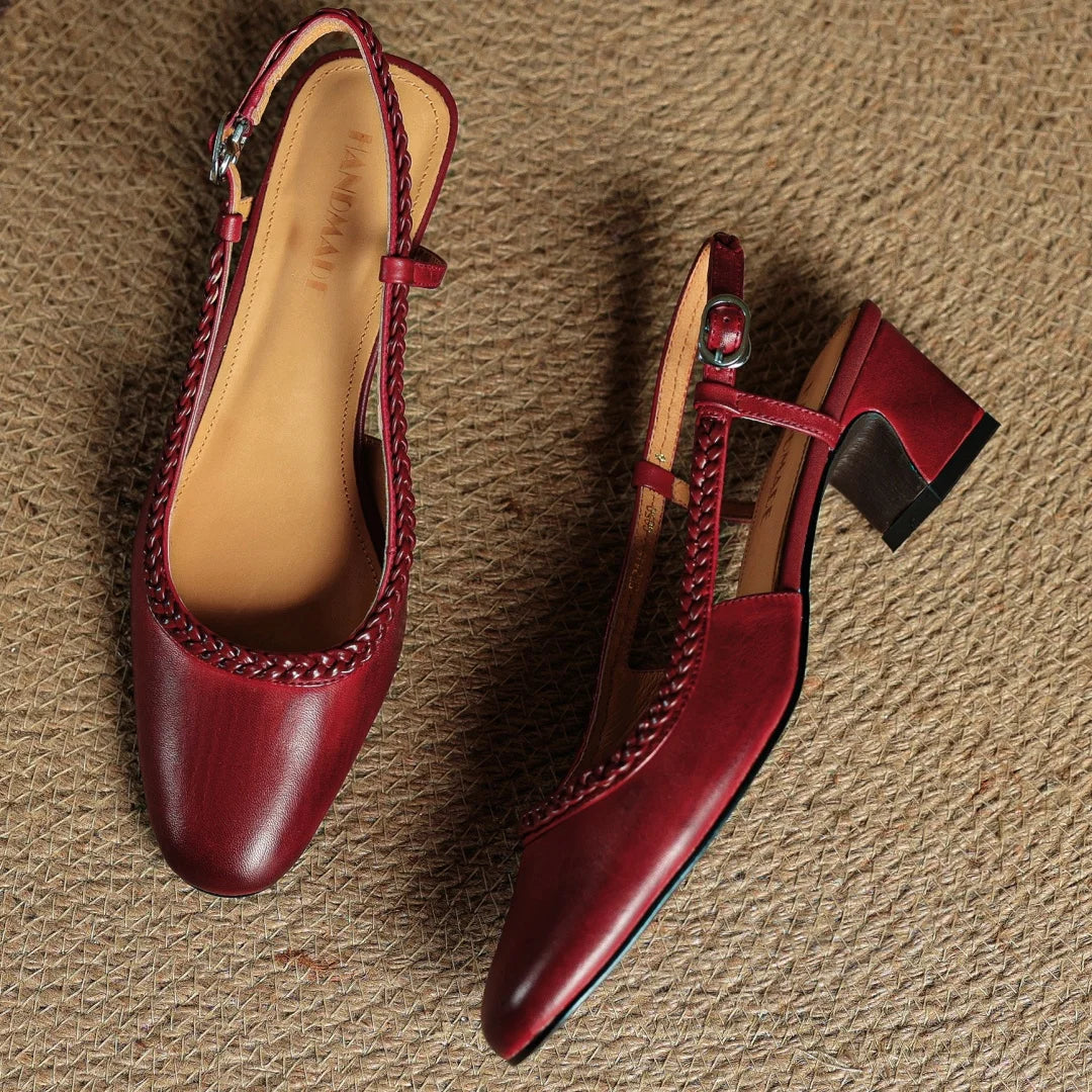 Soravina Leather Heels