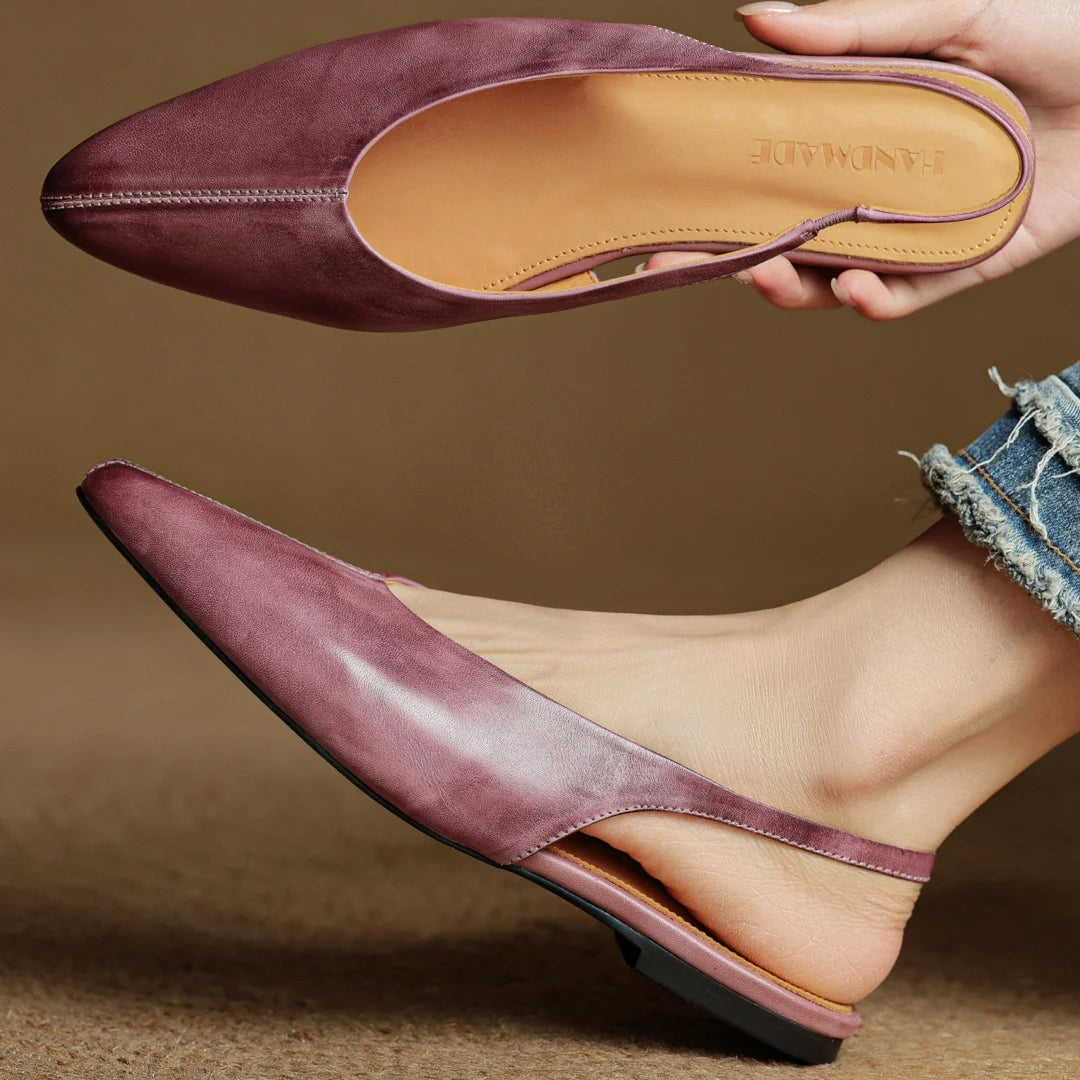 Juliet Genuine Leather Flats