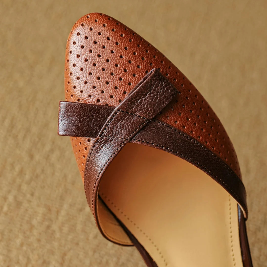 Aurelia Genuine Leather Heels