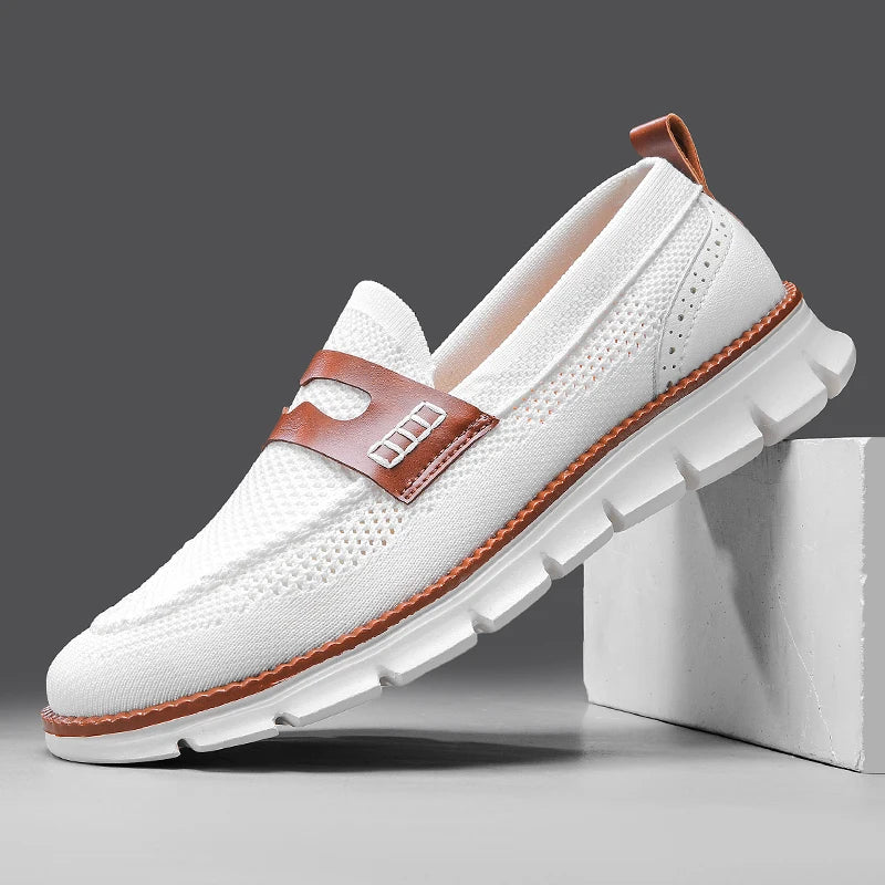 Oxford Mesh Loafers