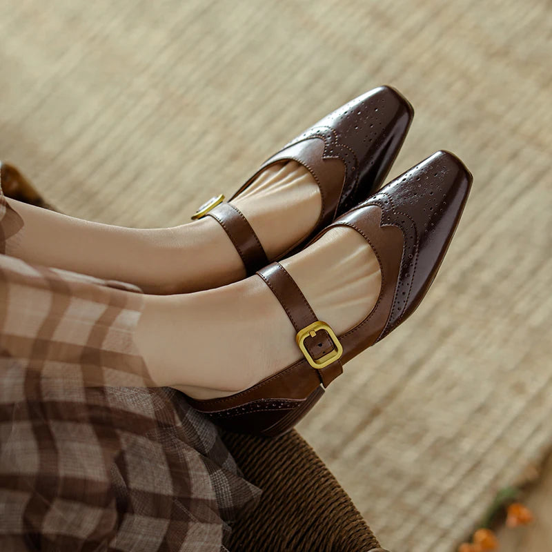 Emilia Leather Flats