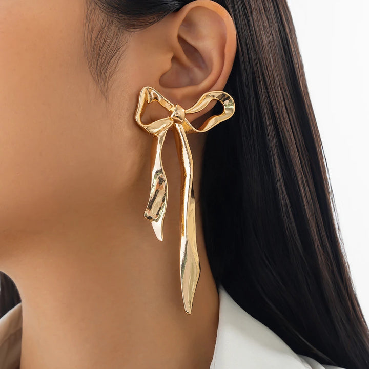 Ribbon Bow Earrings