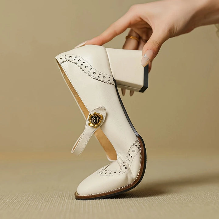 Messina Leather Heels