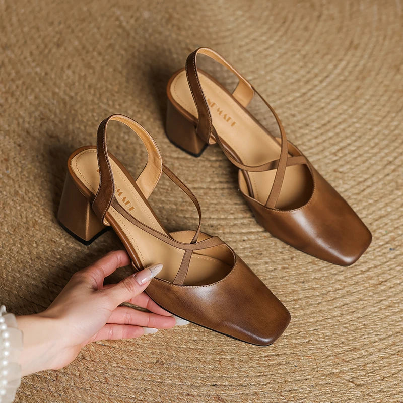 Blaire Leather Heels