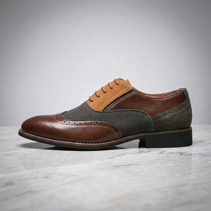 Novara Wingtip Oxfords — Brown, alt studio