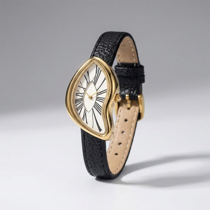 Navona Twisted Watch — Black Ivory, three-quarter studio view