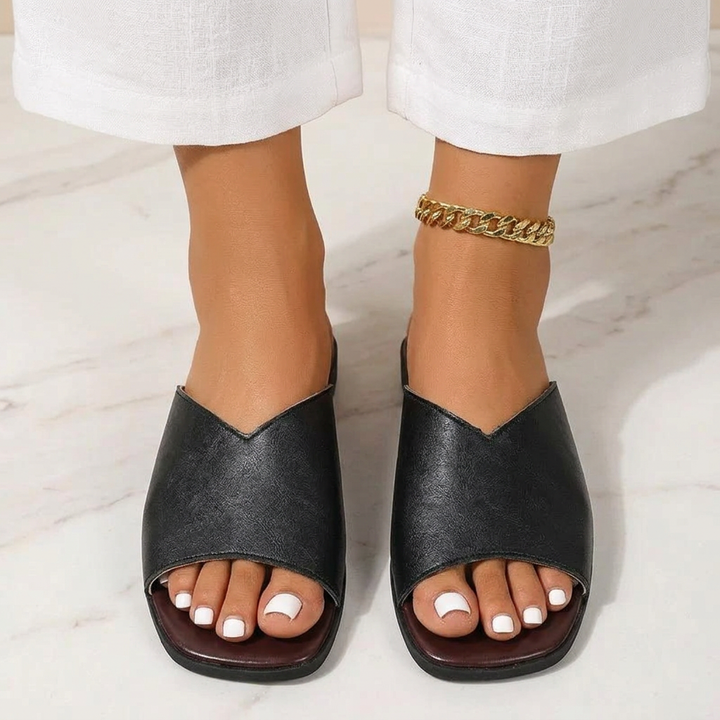 Addison Leather Flats