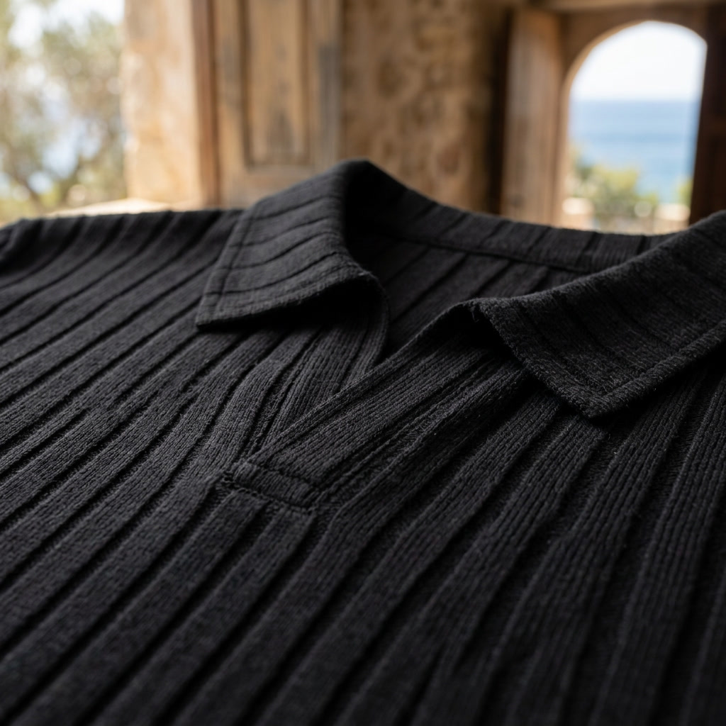 Taormina Ribbed Knit Polo