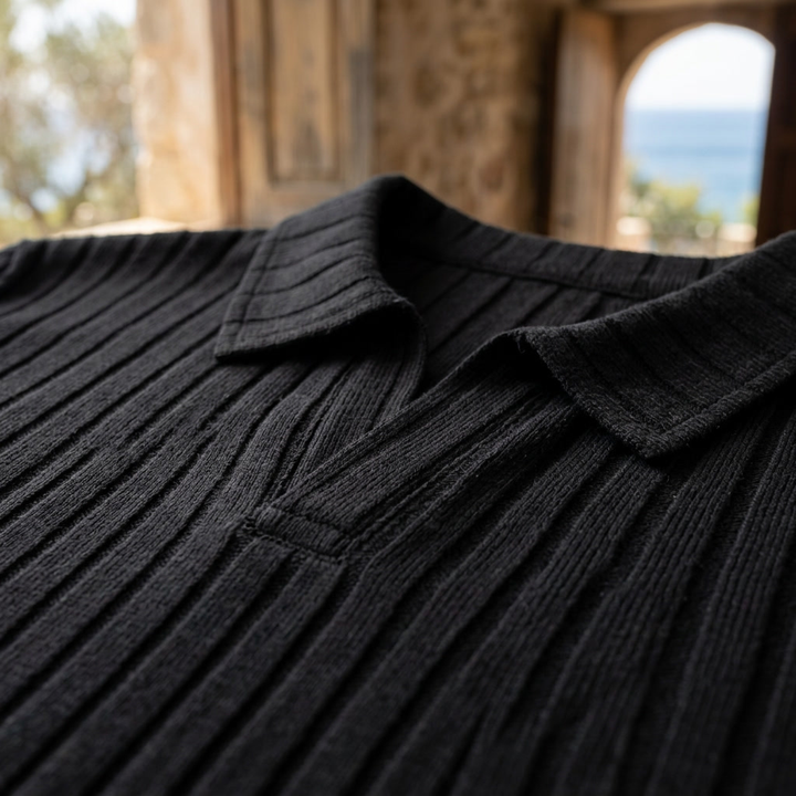 Taormina Ribbed Knit Polo