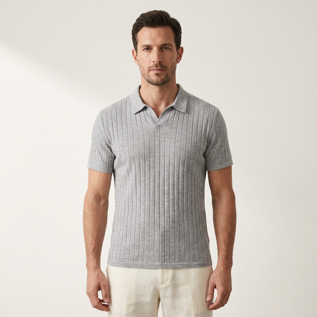 Taormina Ribbed Knit Polo