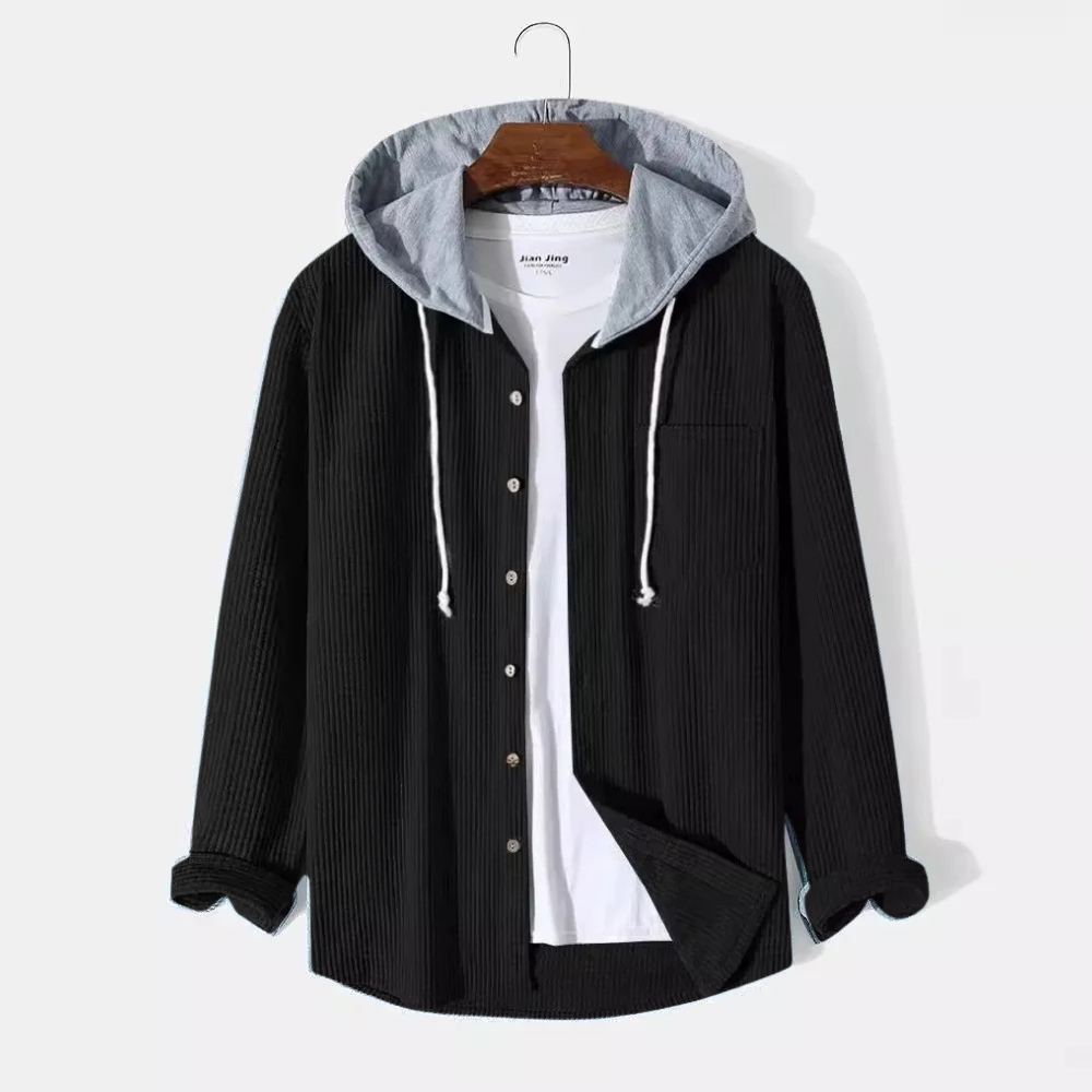 Mason Corduroy Hooded Shirt