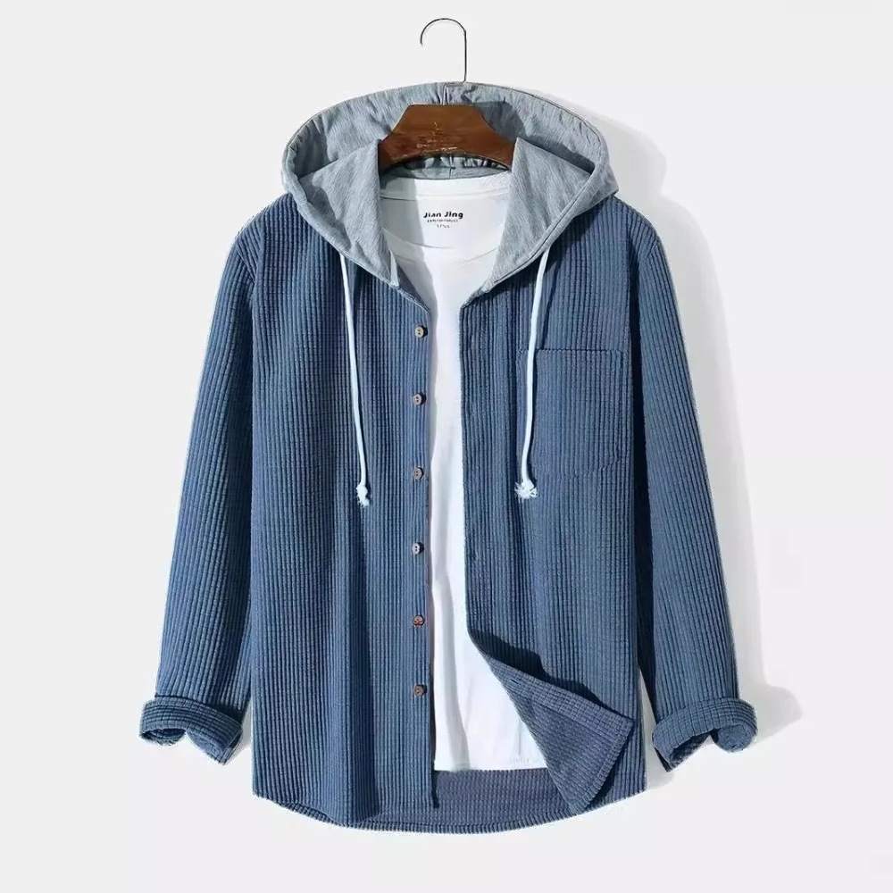 Mason Corduroy Hooded Shirt
