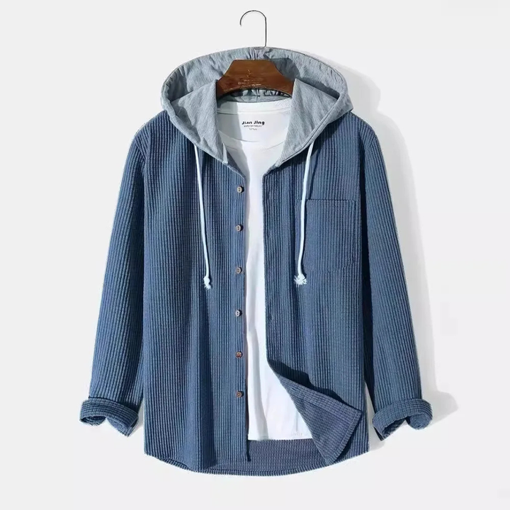 Mason Corduroy Hooded Shirt